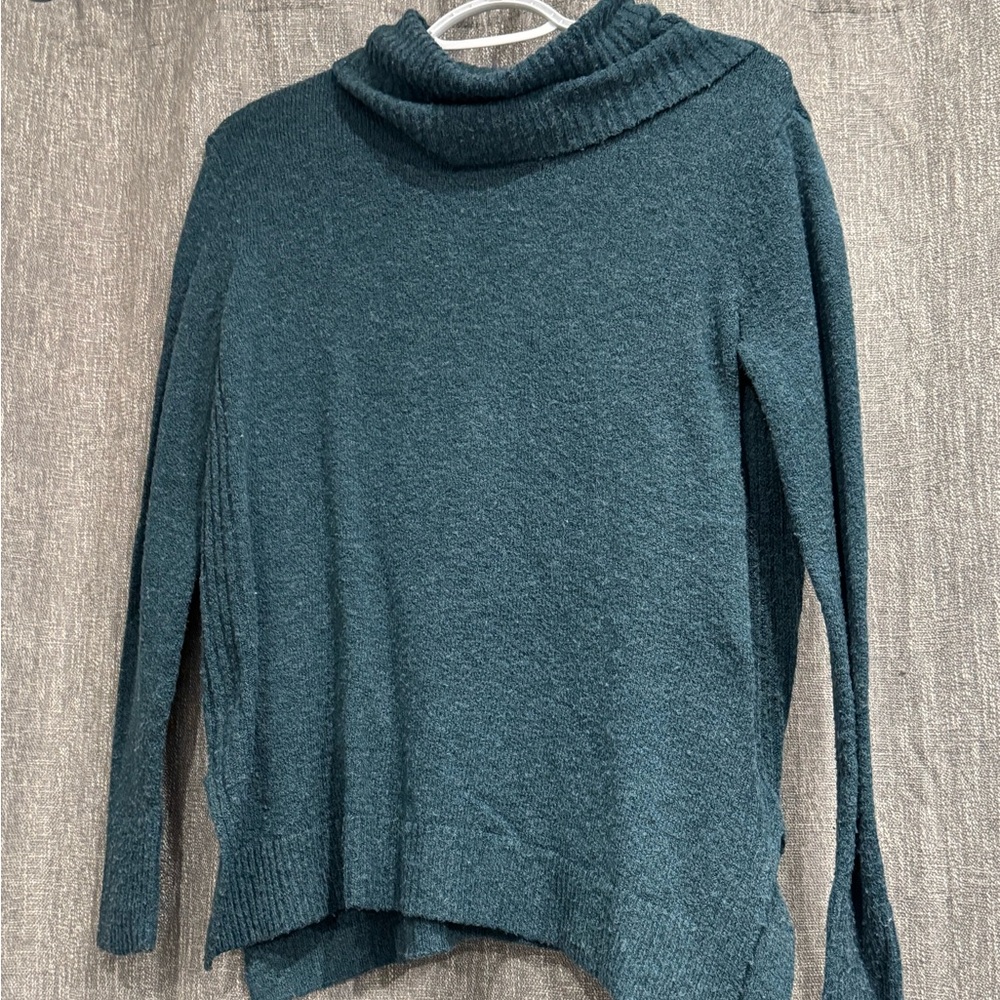 Heritage Deep Teal Turtleneck Sweater